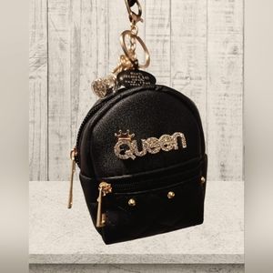 Queen Auntie Book Bag Key Chain